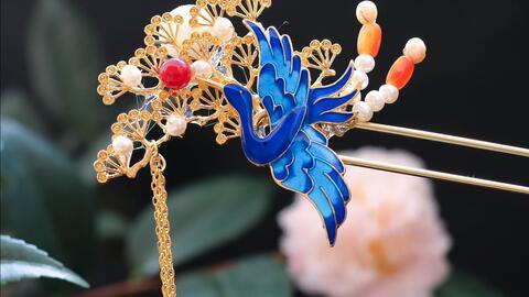 成人古风头饰制作视频,揭秘成人古风头饰制作技艺