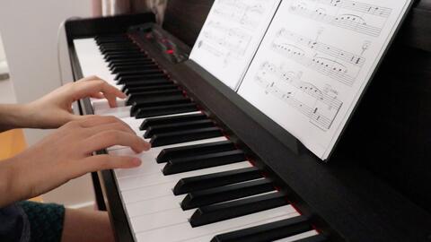 成人钢琴大小调教学视频