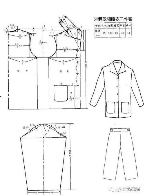 成人护衣裁剪做法图片视频,图解与视频教程详解  第2张
